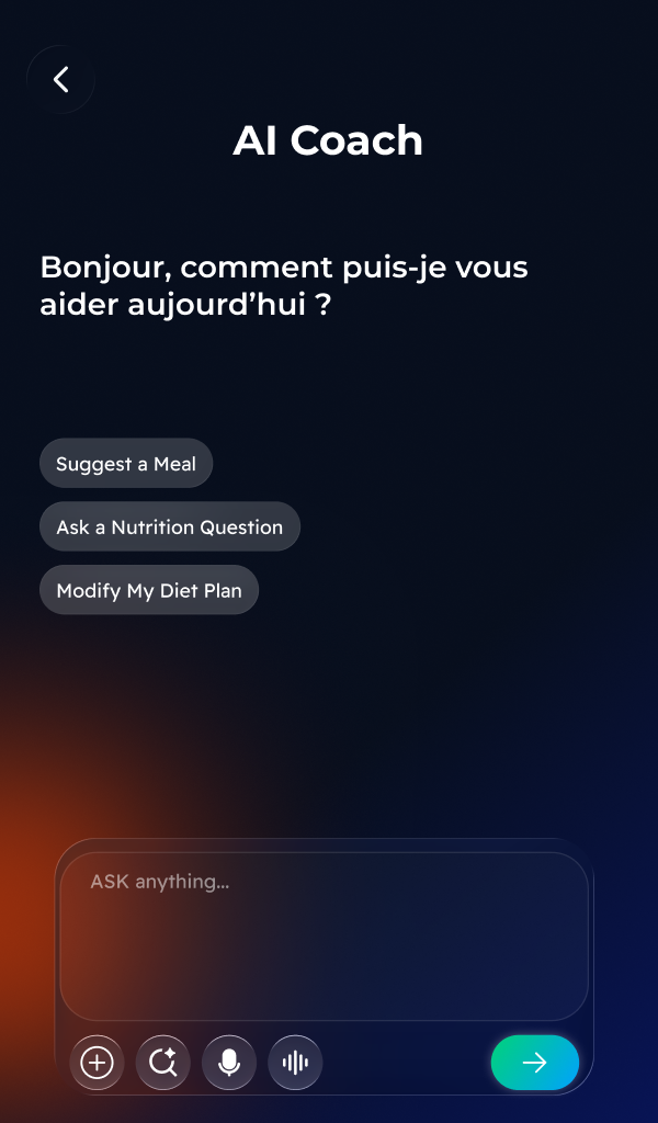 Discussion avec le coach IA