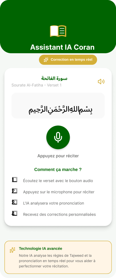 Assistant IA Coran de My Quran